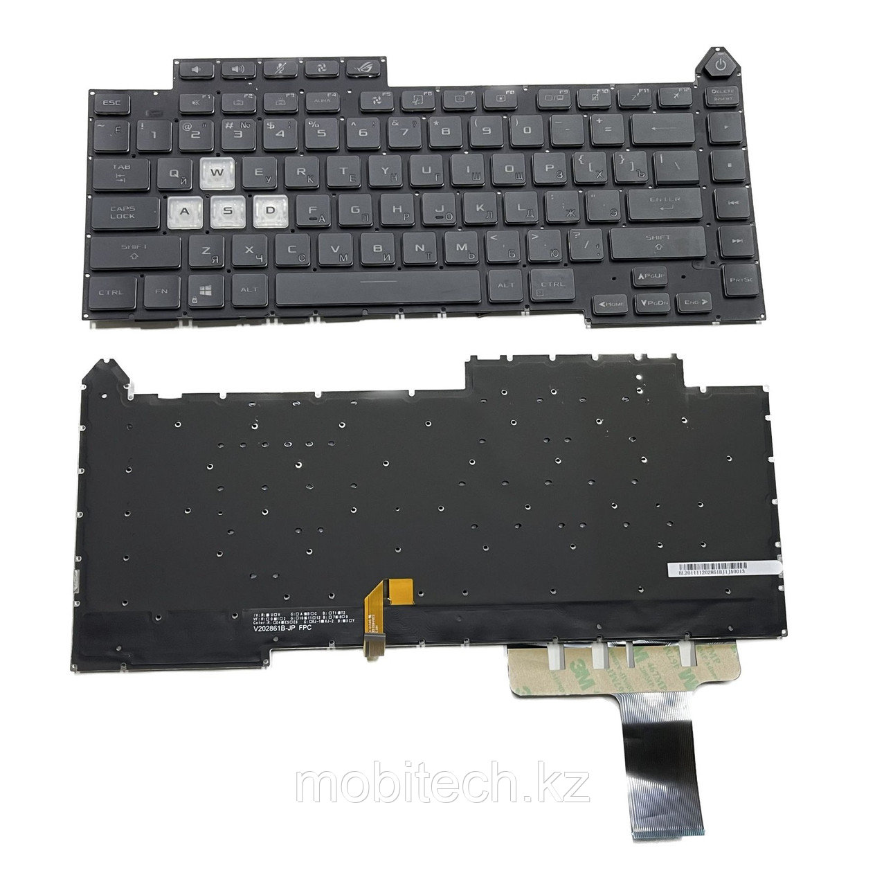 Клавиатуры Asus ROG Strix G15 G513 G513Q G513QM клавиатура c EN/RU раскладкой C подсветкой RGB