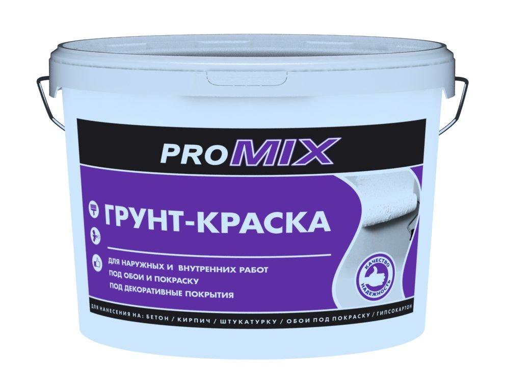 Грунт Краска PROMIX (ведро 14 кг) РАЛ 9003 для наружних и внутренних работ - фото 1 - id-p104890138