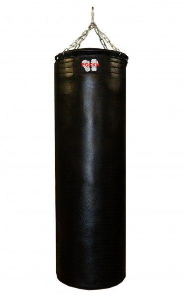 Боксерский мешок Рокки натуральная кожа (размер в ассортименте) (Высота 130 см, Диаметр 45 см, Вес 65 кг) - фото 2 - id-p104694776