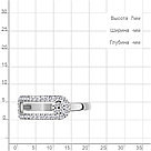 Серебряное кольцо  Фианит Aquamarine 67162А.5 покрыто  родием, фото 2