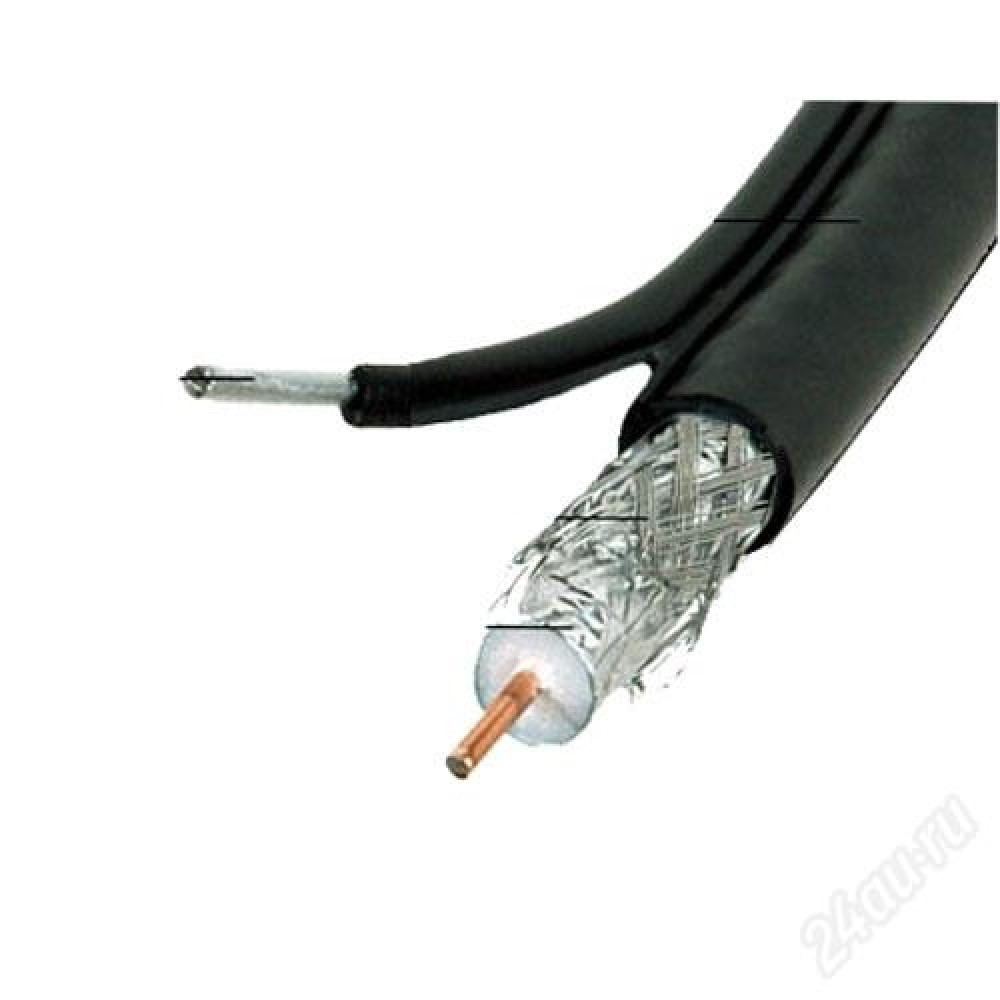 Коаксальный кабель ARION RG1190BEM с подвесом черный по 305 м - фото 1 - id-p104041832
