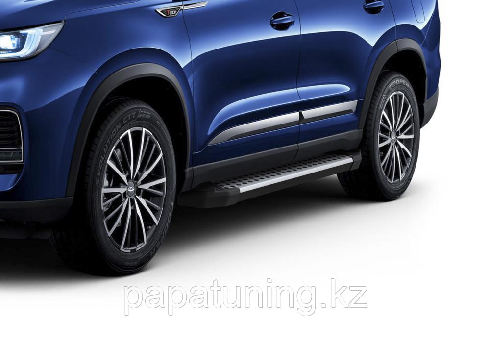 Пороги, подножки "Bmw-style" Chery Tiggo 8 pro max 2022-, фото 1