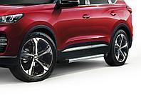 Пороги подножки "Silver" Chery Tiggo 7 pro 2020-