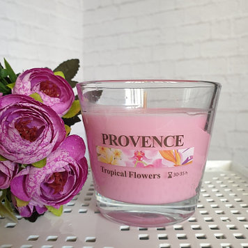 Свеча в стаканчике Tropical Flowers ( Тропические цветы ) , Provence