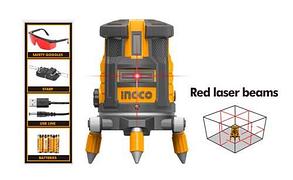 INGCO Лазерный нивелир 30м (RED) INDUSTRIAL/Пластиковый кейс
