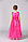 Платье с блестками и цветочным поясом, ярко-розовое. От 3 до 5 лет., фото 5
