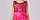 Платье с пайетками и цветочным поясом, нежно-розовое. От 3 до 7 лет., фото 3