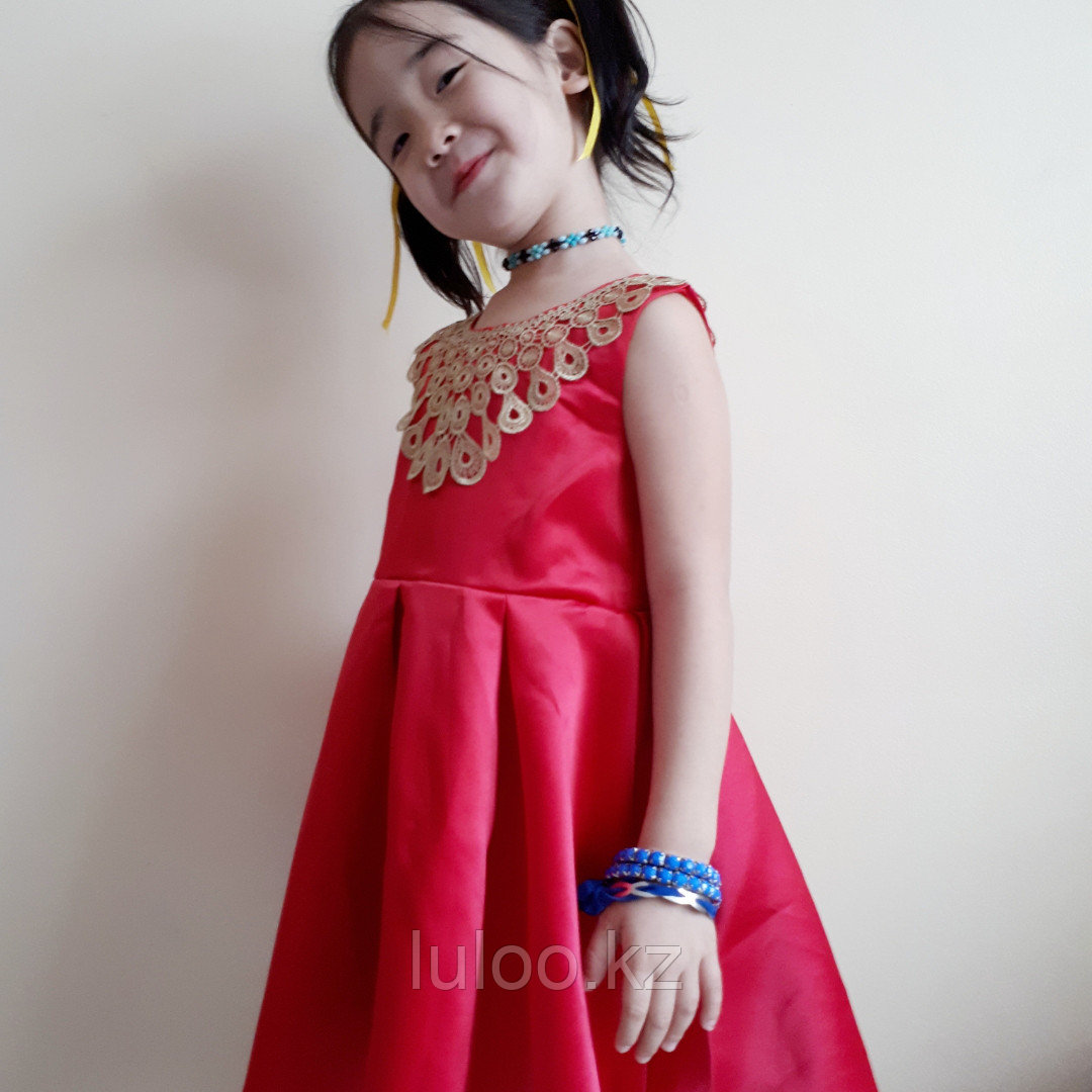 Оригинальное платье для девочки, от 4 до 10 лет - фото 2 - id-p104893965