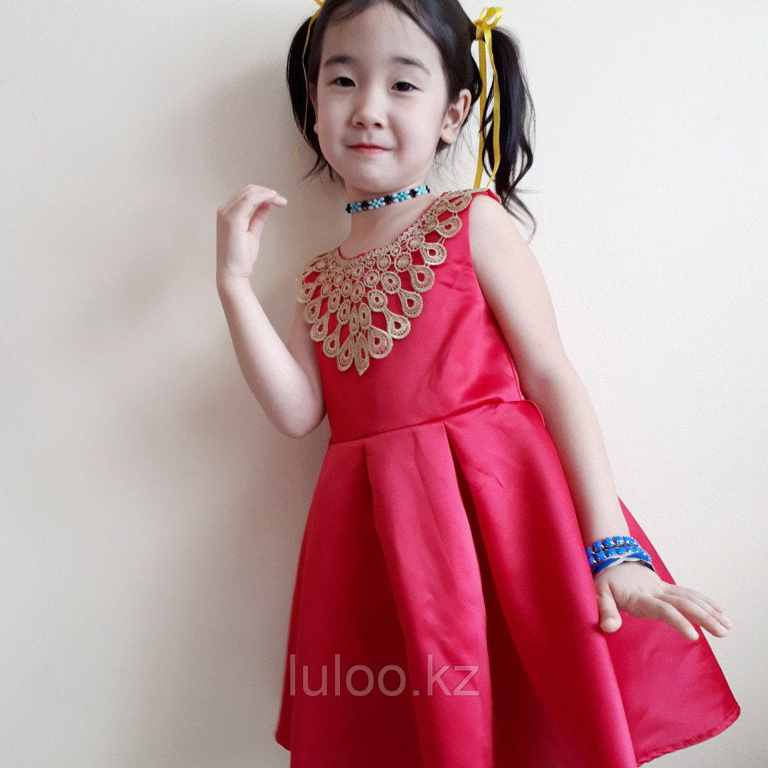 Оригинальное платье для девочки, от 4 до 10 лет - фото 6 - id-p104893965