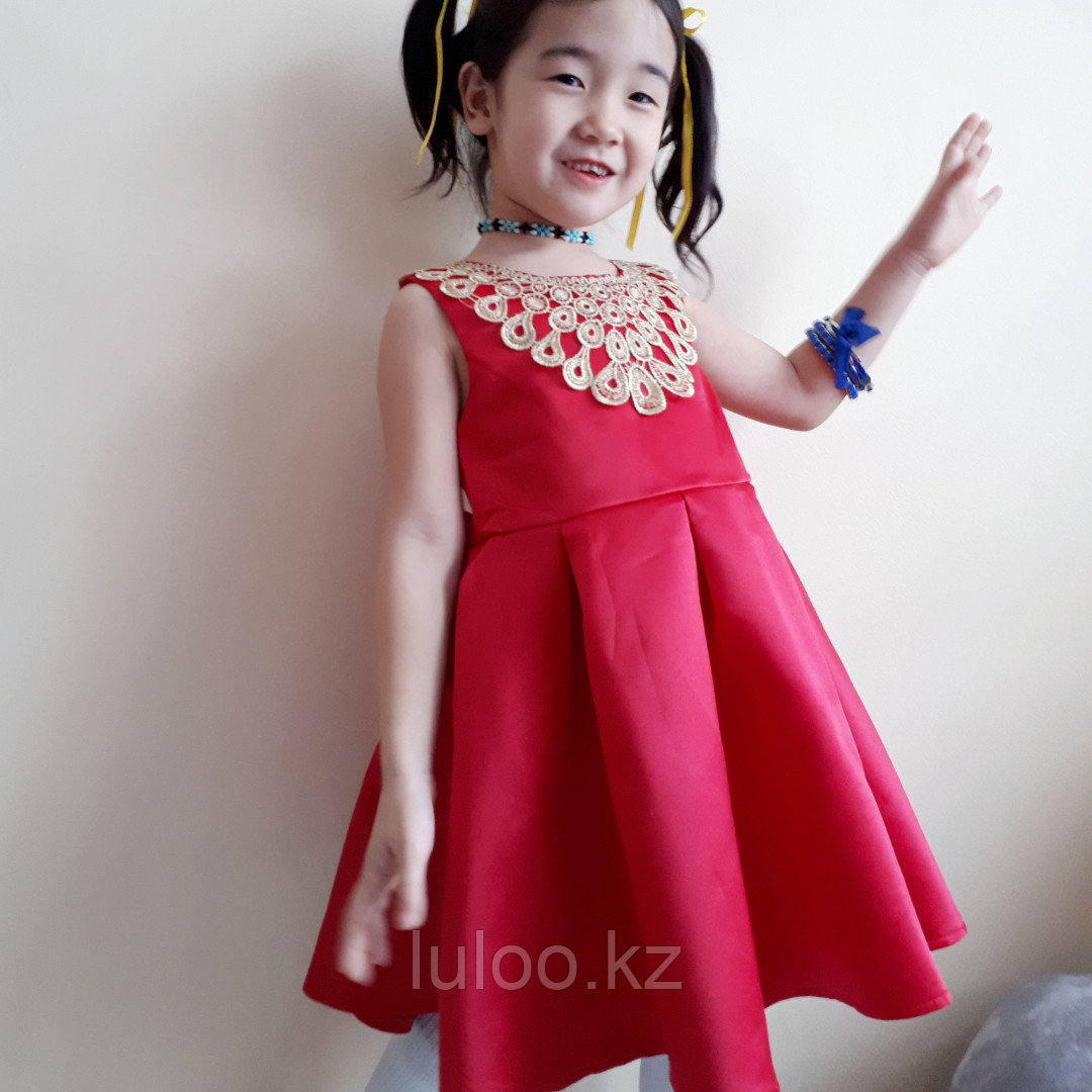 Оригинальное платье для девочки, от 4 до 10 лет - фото 7 - id-p104893965