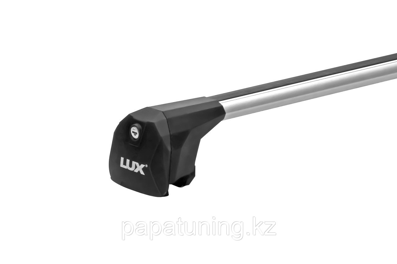 Багажная система БС6 LUX SCOUT 110 см серебристая на интегрированные рейлинги для Kia Ceed II 2012-2018 - фото 2 - id-p104894954