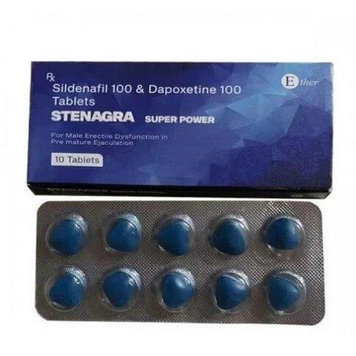 Мужской препарат STENAGRA (Sildenafil & Dapoxetine) 10 табл.