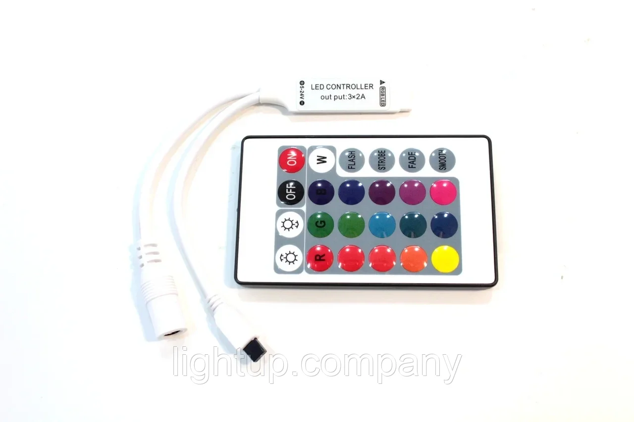 Контролер для  ленты RGB  с кнопочным пультом