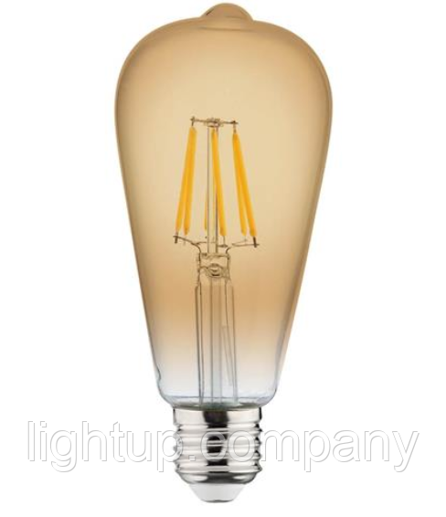 LightUP Светодиодная лампа Ретро  Led ST64 6W