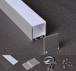 Алюминиевый профиль для светодиодной ленты 35*35 мм
