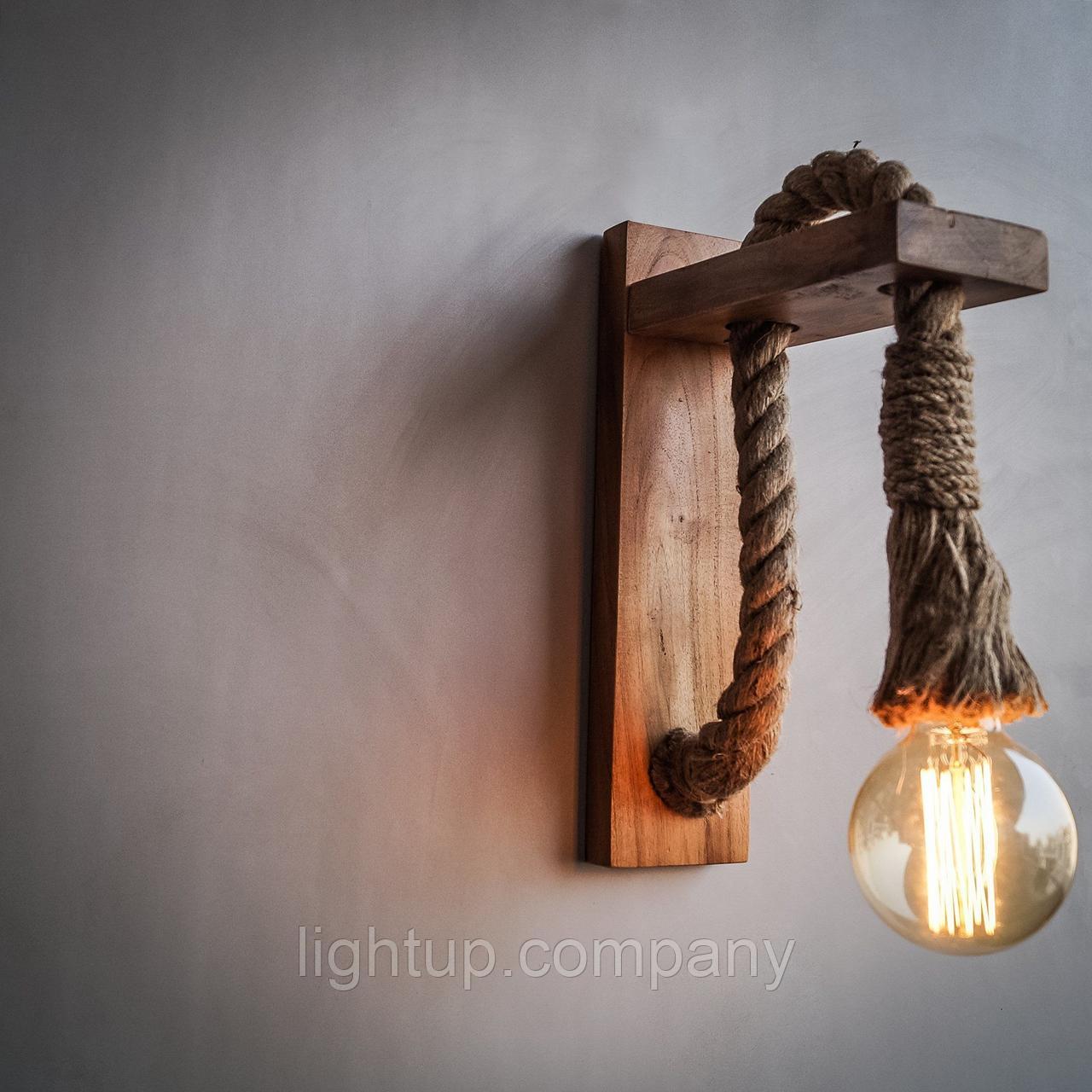 LightUPДизайнерский светильник бра Wood Sconces Retro - фото 1 - id-p104899139