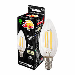 LightUPЛампа светодиодная филаментная С35 Е14