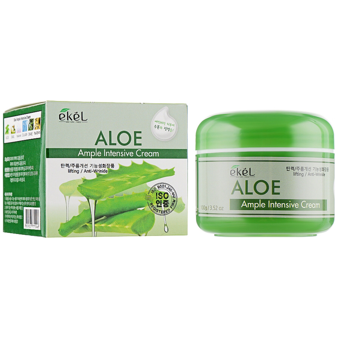Крем для лица с алоэ Ekel Aloe Ample Intensive Cream,100ml - фото 1 - id-p104899834