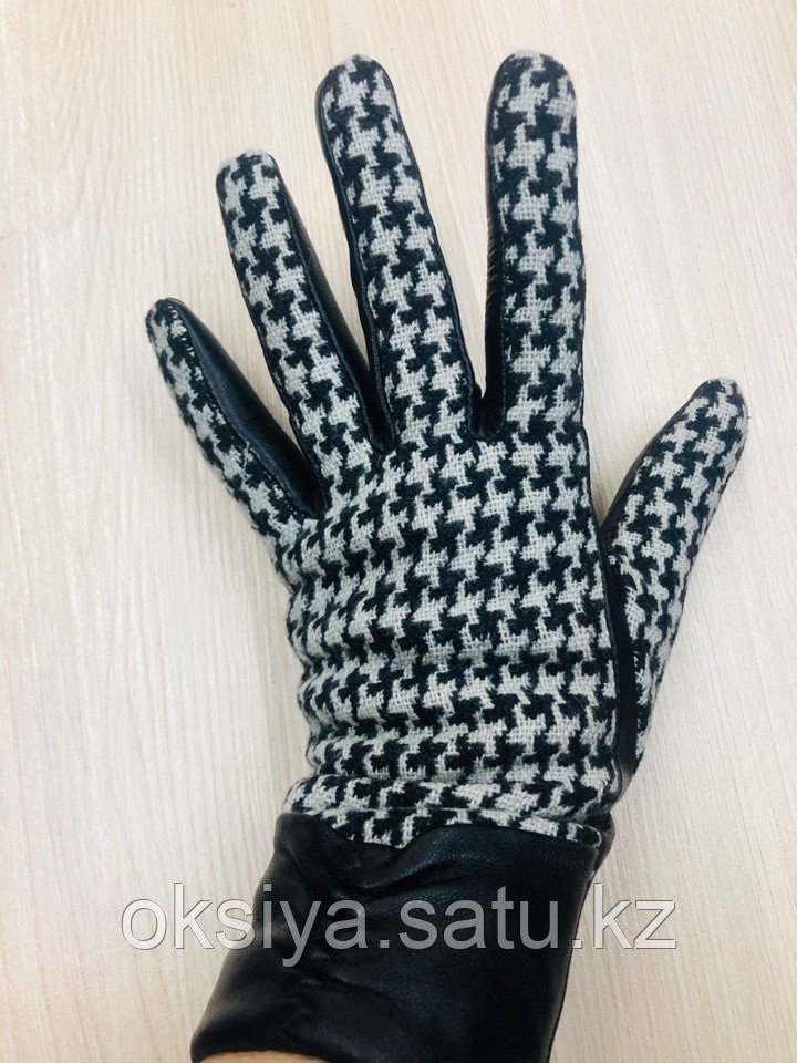 Комбинированные женские перчатки - фото 4 - id-p81038669