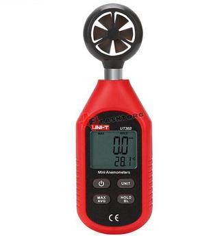 UT363 Анемометр UNI-T — компактный прибор для измерения скорости и температуры воздушного потока