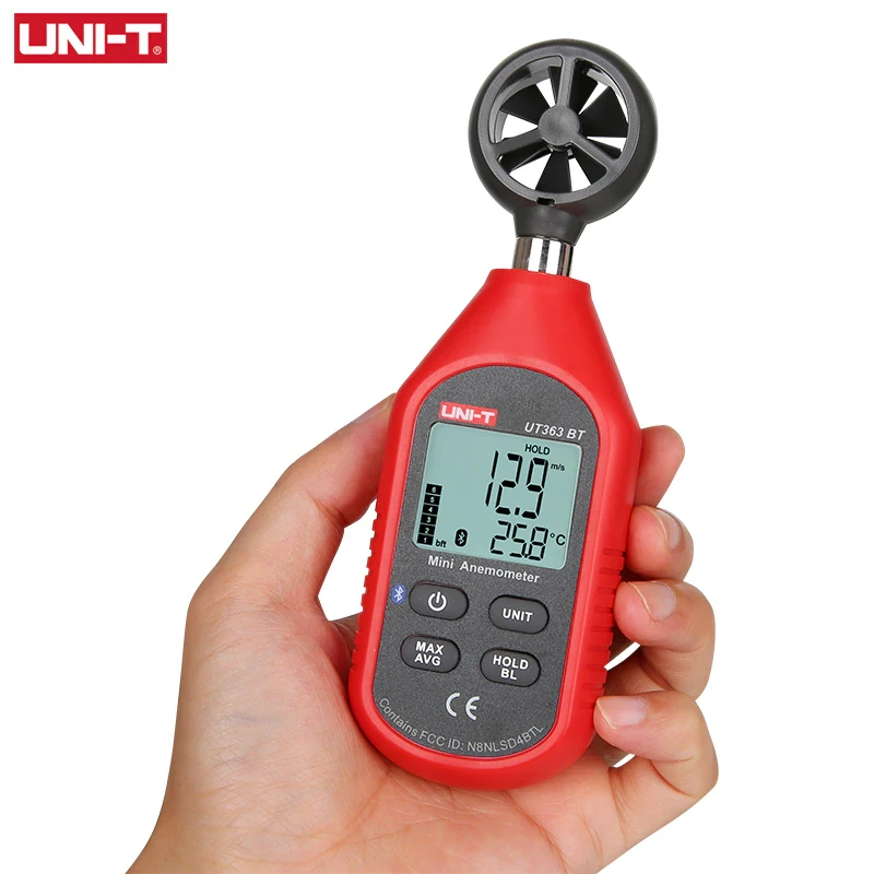 UT363 Анемометр UNI-T. Измеритель скорости и температуры воздушного потока - фото 3 - id-p104900083