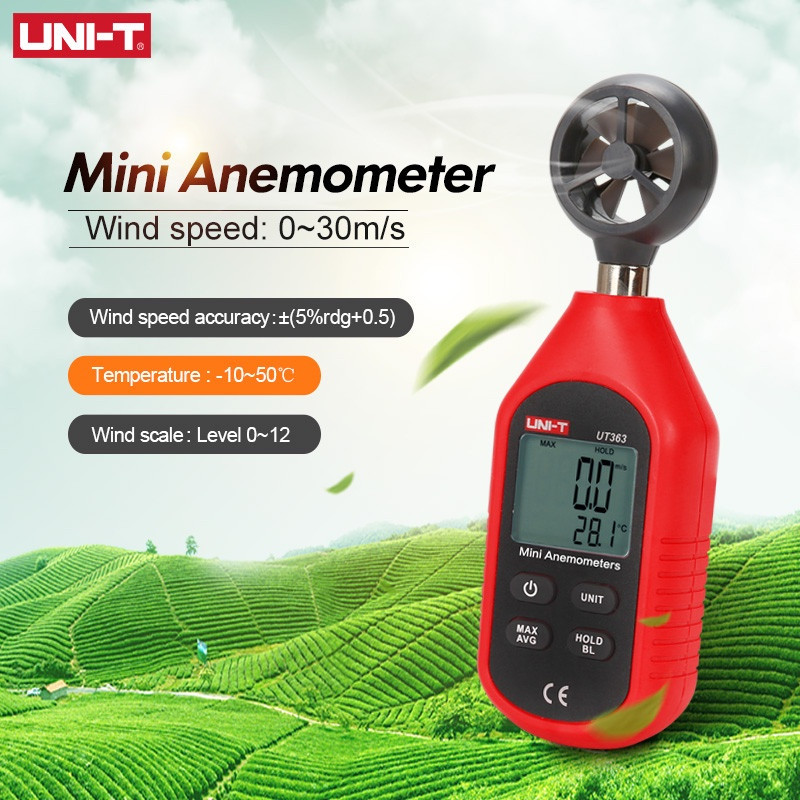 UT363 Анемометр UNI-T. Измеритель скорости и температуры воздушного потока - фото 6 - id-p104900083