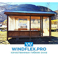 Гибкие окна в беседку Windflex