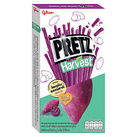 Хлебные палочки Glico Pretz Harvest со вкусом фиолетового картофеля, 34 г /Индонезия/ (10шт - упак)