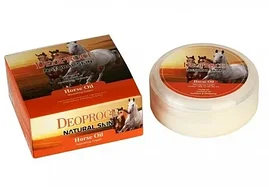 Питательный крем для лица Deoproce на основе лошадиного жира Natural Skin Horse Oil , 100g.