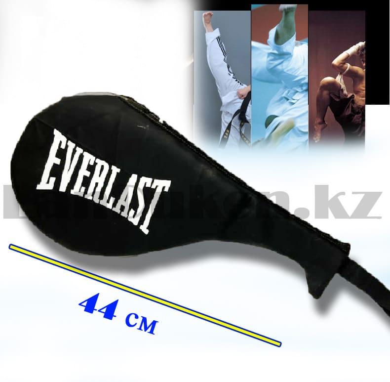 Лапа ракетка для тхэквондо двусторонний барабанный Черный Everlast - фото 1 - id-p104917660