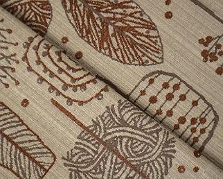 Мебельная ткань Гобелен с принтом деревьев абстракция