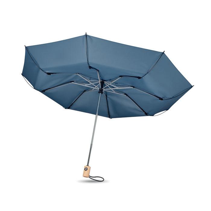 Зонт 23-дюймовый из RPET 190T, LEEDS Темно-синий - фото 3 - id-p104923931