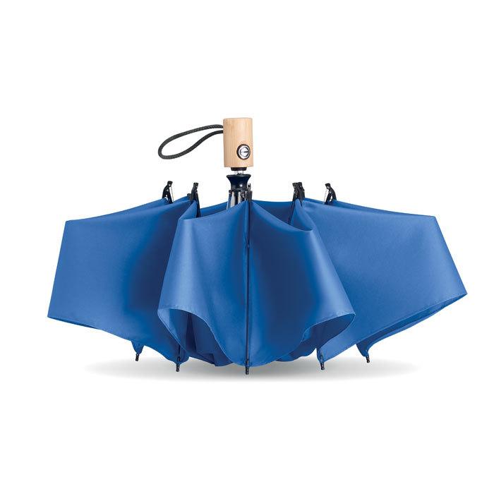 Зонт 23-дюймовый из RPET 190T, LEEDS Синий - фото 7 - id-p104923932