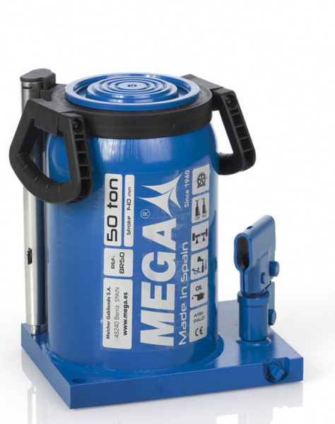 Домкрат гидравлический бутылочный MEGA BR50 50 т