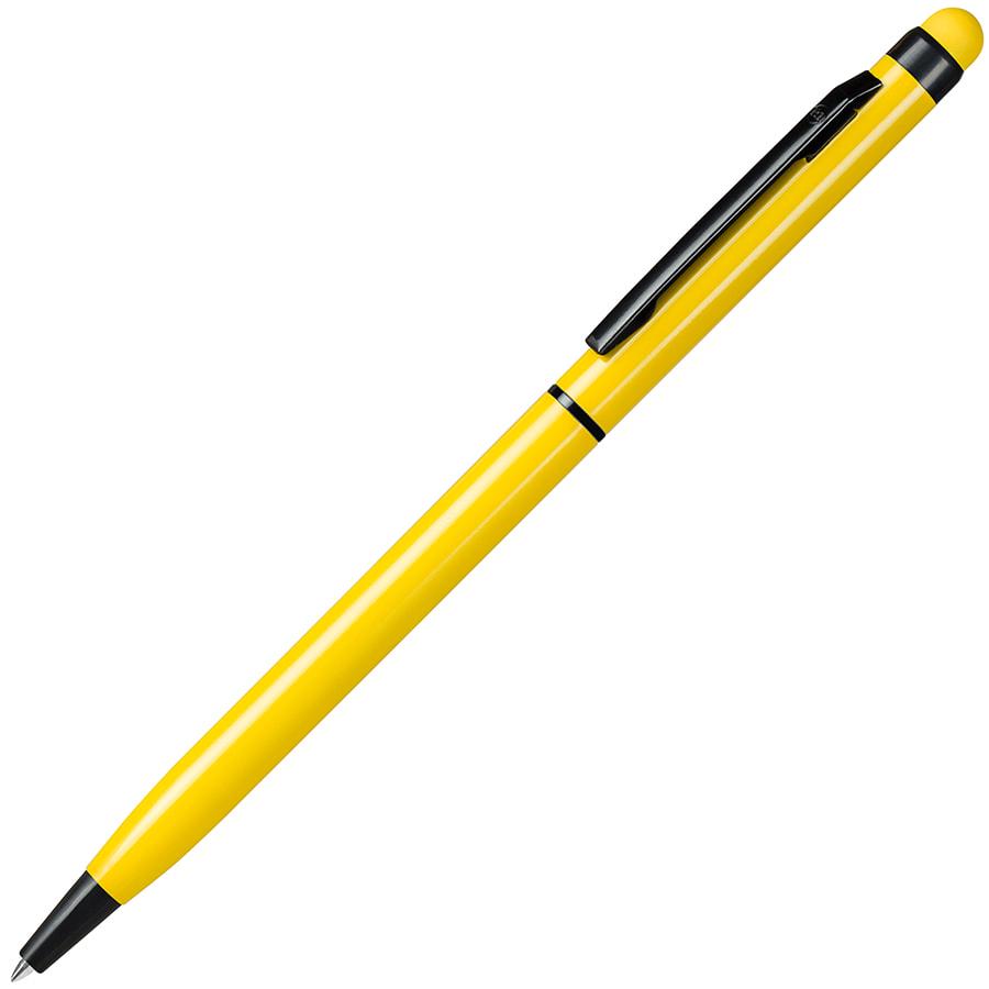 Ручка шариковая со стилусом TOUCHWRITER BLACK, глянцевый корпус, Жёлтый, -, 1104 03 - фото 1 - id-p104923977