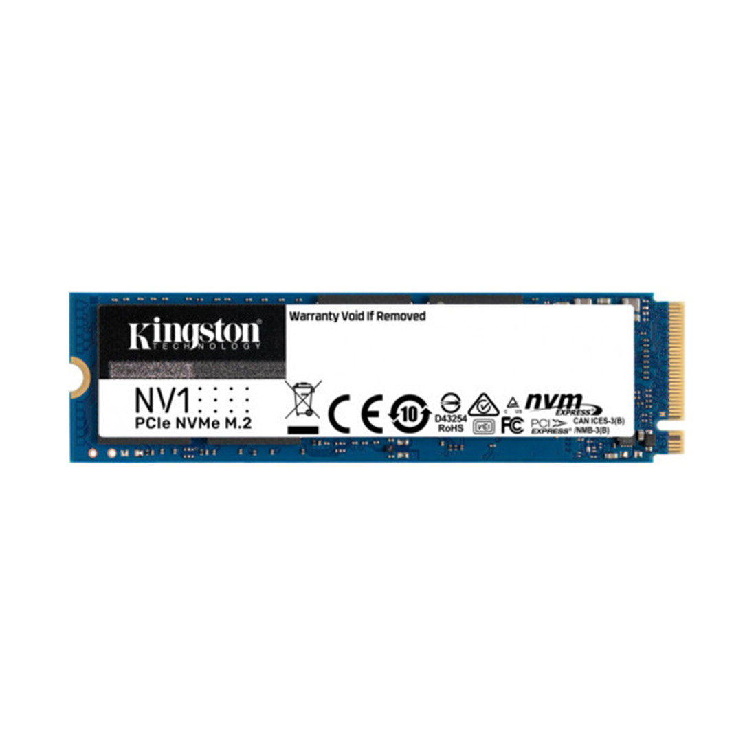Твердотельный накопитель SSD Kingston NV1 SNVS/500G M.2 NVMe PCIe 3.0x4 - фото 2 - id-p104939825