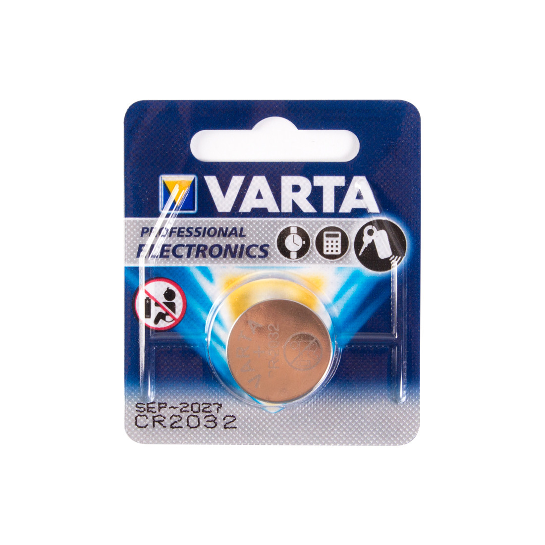 Батарейка VARTA Lithium CR2032 3V (1 шт) - фото 2 - id-p104938366