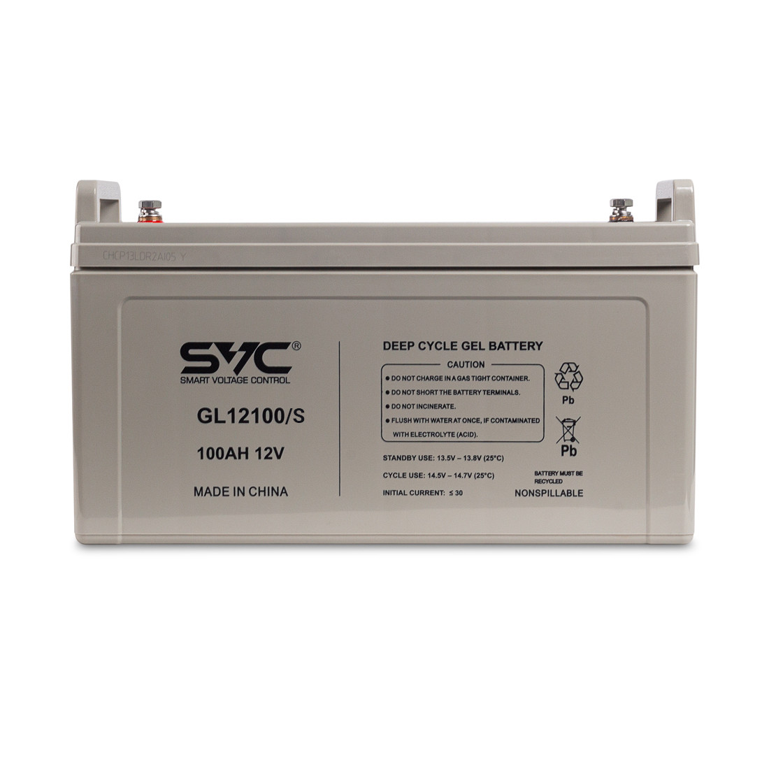 Аккумуляторная батарея SVC GL12100/S 12В 100 Ач (407*173*233) - фото 2 - id-p104936728