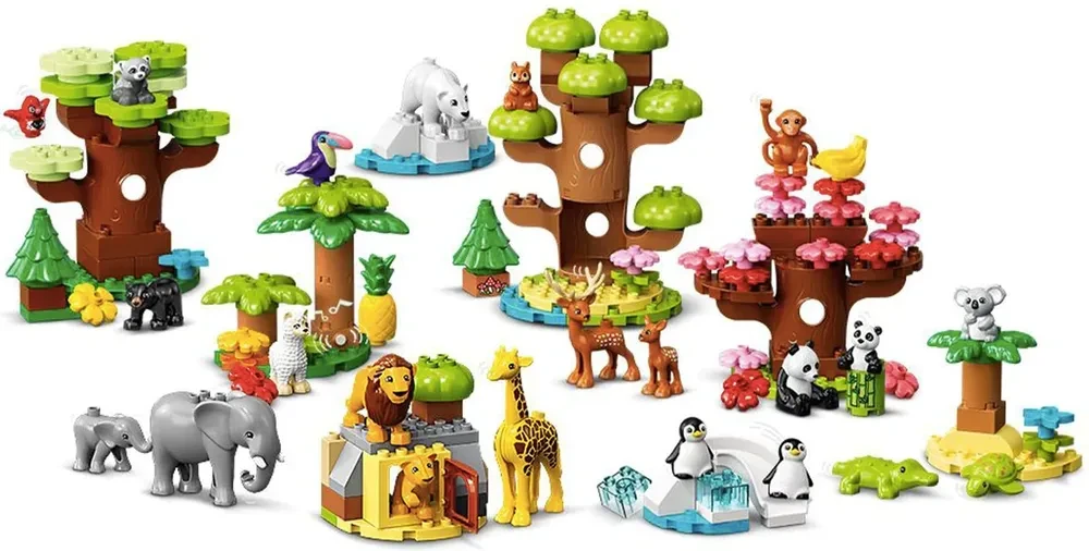 Конструктор LEGO DUPLO 10975 Дикие животные мира