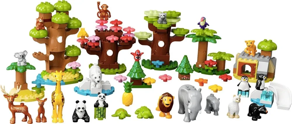 Конструктор LEGO DUPLO 10975 Дикие животные мира