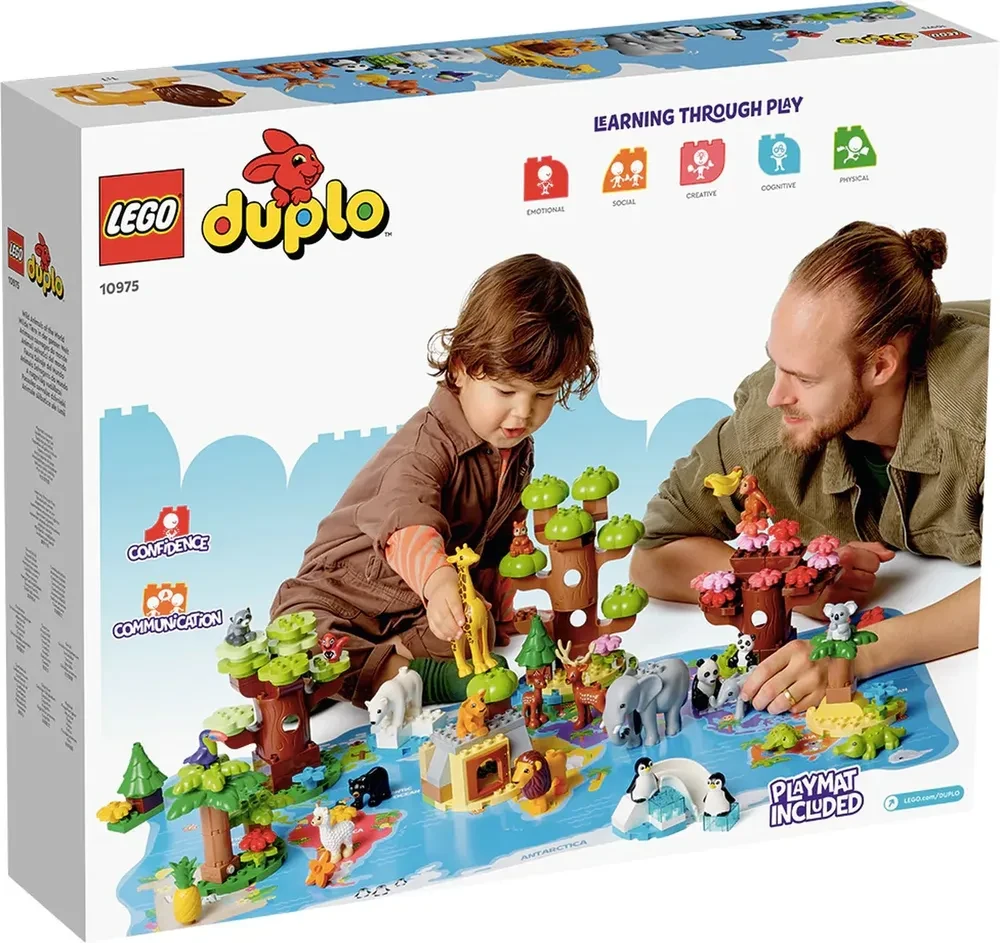 Конструктор LEGO DUPLO 10975 Дикие животные мира