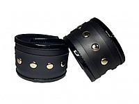 Наручники из эко-кожи черные