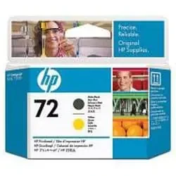 Печатающая головка HP 72 Matt Black/Yellow (C9384A)