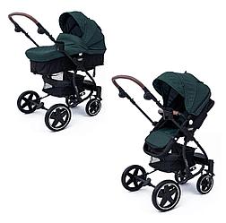 Коляска-трансформер Tomix Emily, темно-зеленый+черный 2022