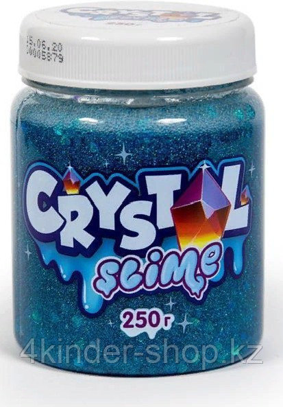 Слайм «Crystal slime», голубой, 250г