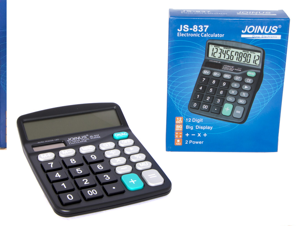 Калькулятор JOINUS JS-837 12 разряд. - фото 1 - id-p63801302
