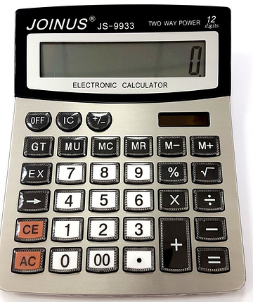 Калькулятор JOINUS JS-9933 12 разряд., фото 2