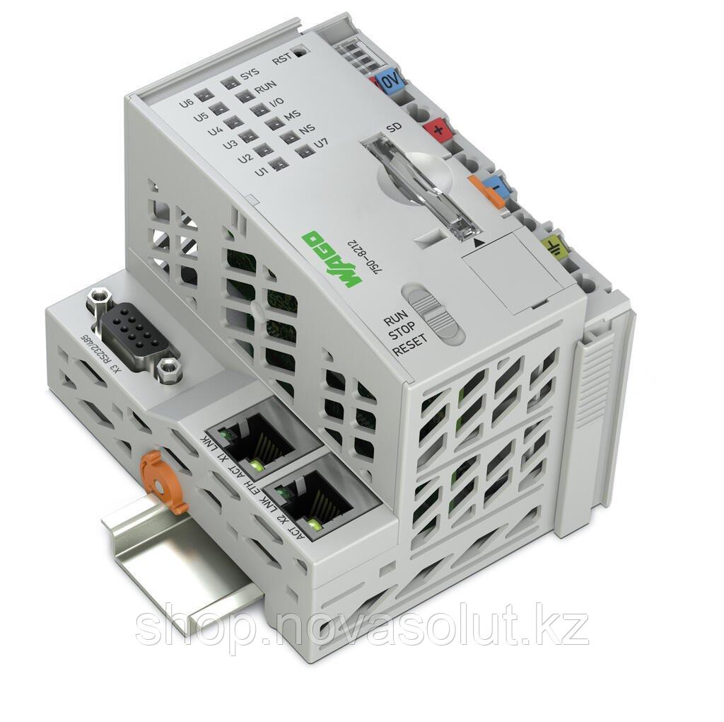 Контроллер PFC200; 2-е поколение; 2 порта ETHERNET, RS-232/-485 WAGO 750-8212 - фото 1 - id-p104949596