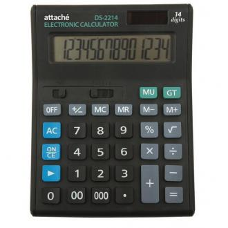 Калькулятор настольный Attache Economy, 14 разр.,черный