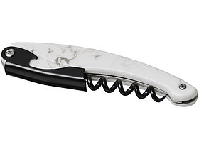 Нож официантки Mila с мраморным рисунком, titanium